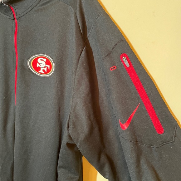 Nike San Francisco 49ers Dri-Fit NFL On Field Full Zip Jacket Size XL - Picture 3 of 5